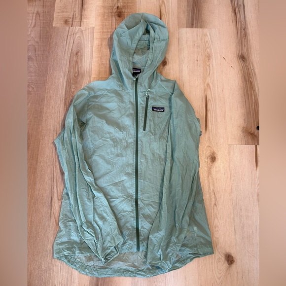 Patagonia Women's Lightweight Houdini Jacket-S Gypsum Green SZ L - Picture 6 of 15
